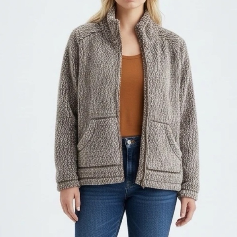 Royal Robbins Brown Sherpa Fleece Jacket